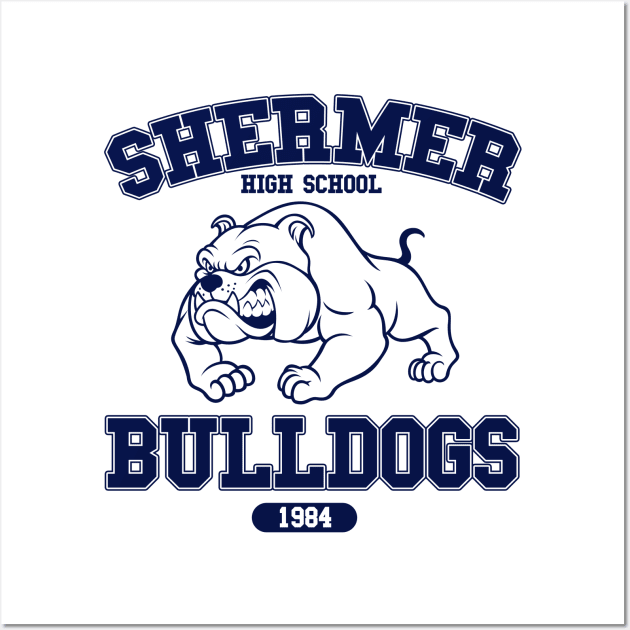 Shermer High Bulldogs Wall Art by Meta Cortex